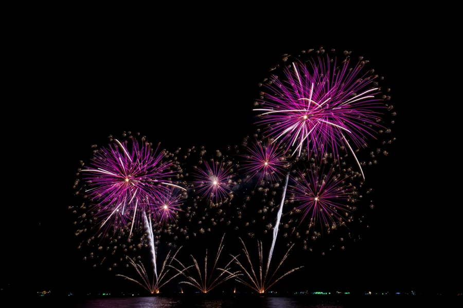 Fyrverkeri på himmelen