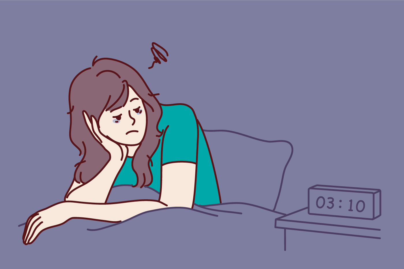 En tegneserie av en person