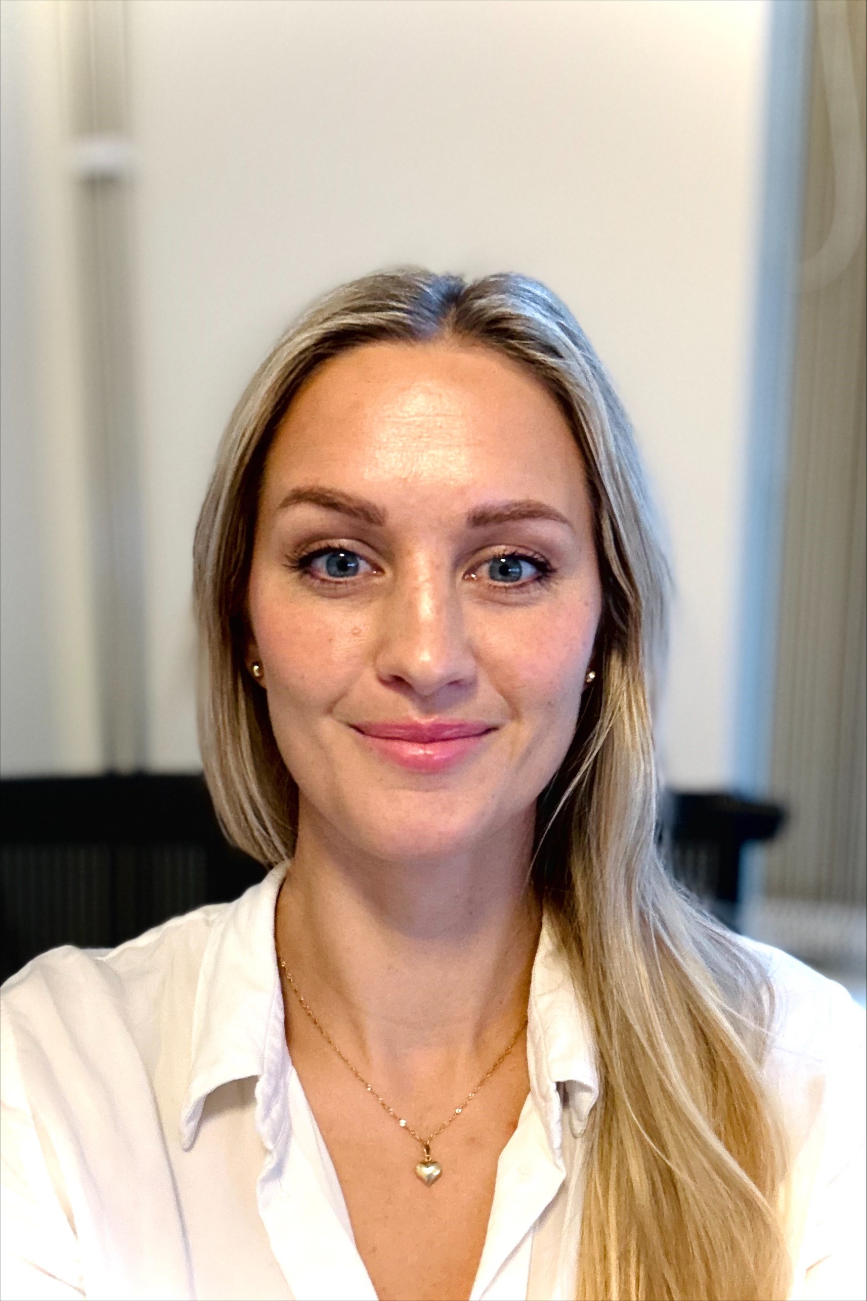 A woman with long hair