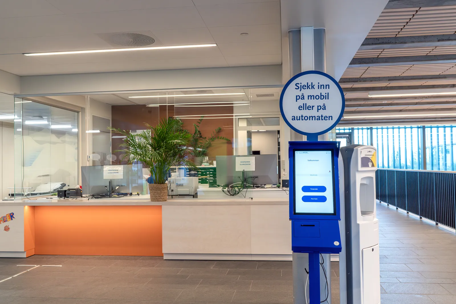 Et rom med en automat