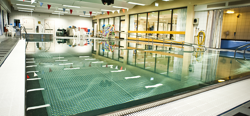 Interiør terapibasseng