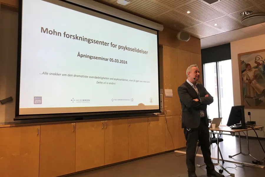 A person giving a presentation