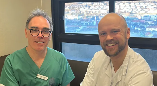 Bildet viser Jan Erik Gjertsen og Fredrik Helland