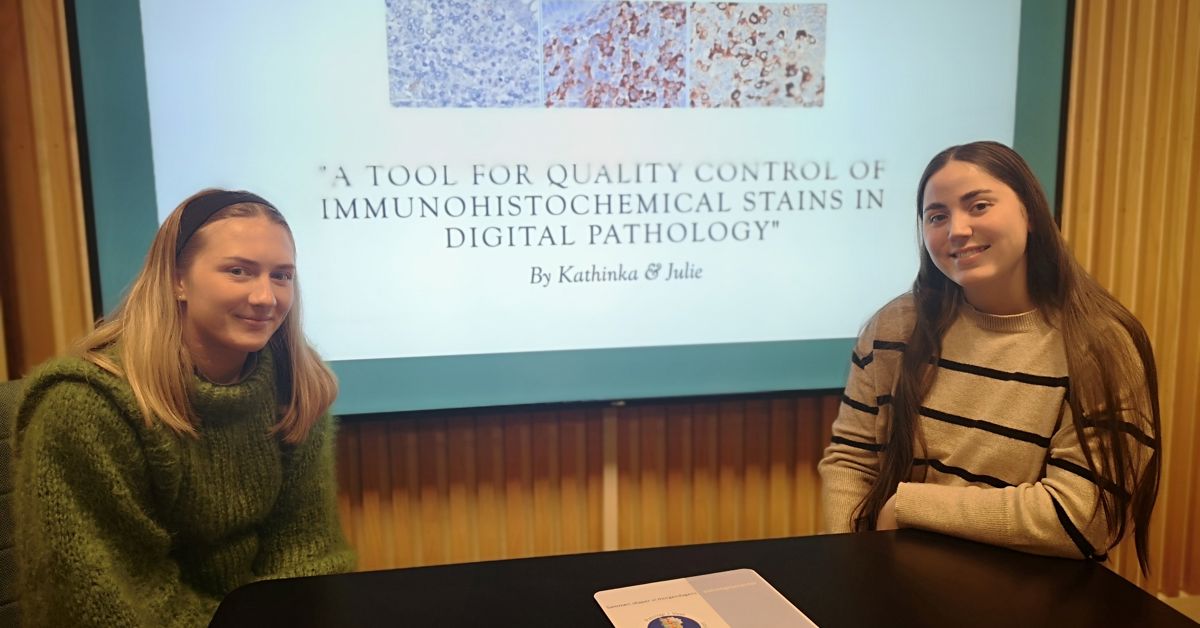 Kathinka Rijk New medical technology students Kathinka and Julie join PiV - Helse ...