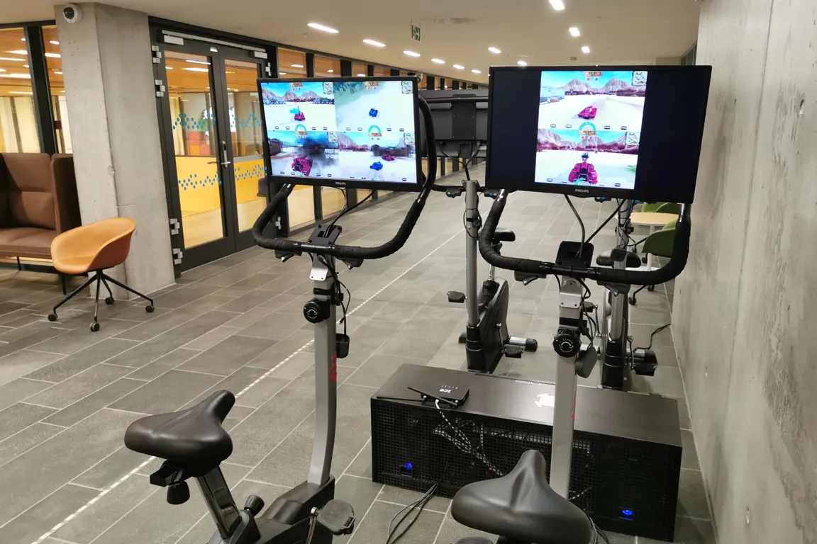 Play Pulse -sykler i ventearealet i Energisenteret