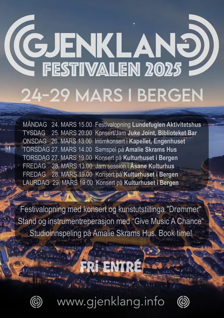 En plakat med tekst