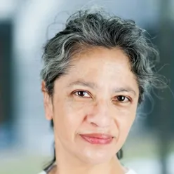 A person with short hair
