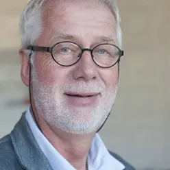 A man wearing glasses