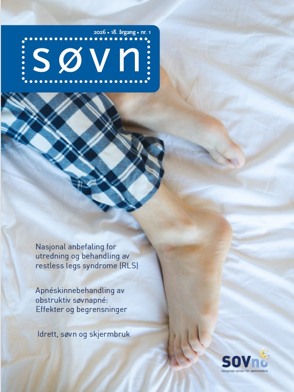 En person som ligger på en seng