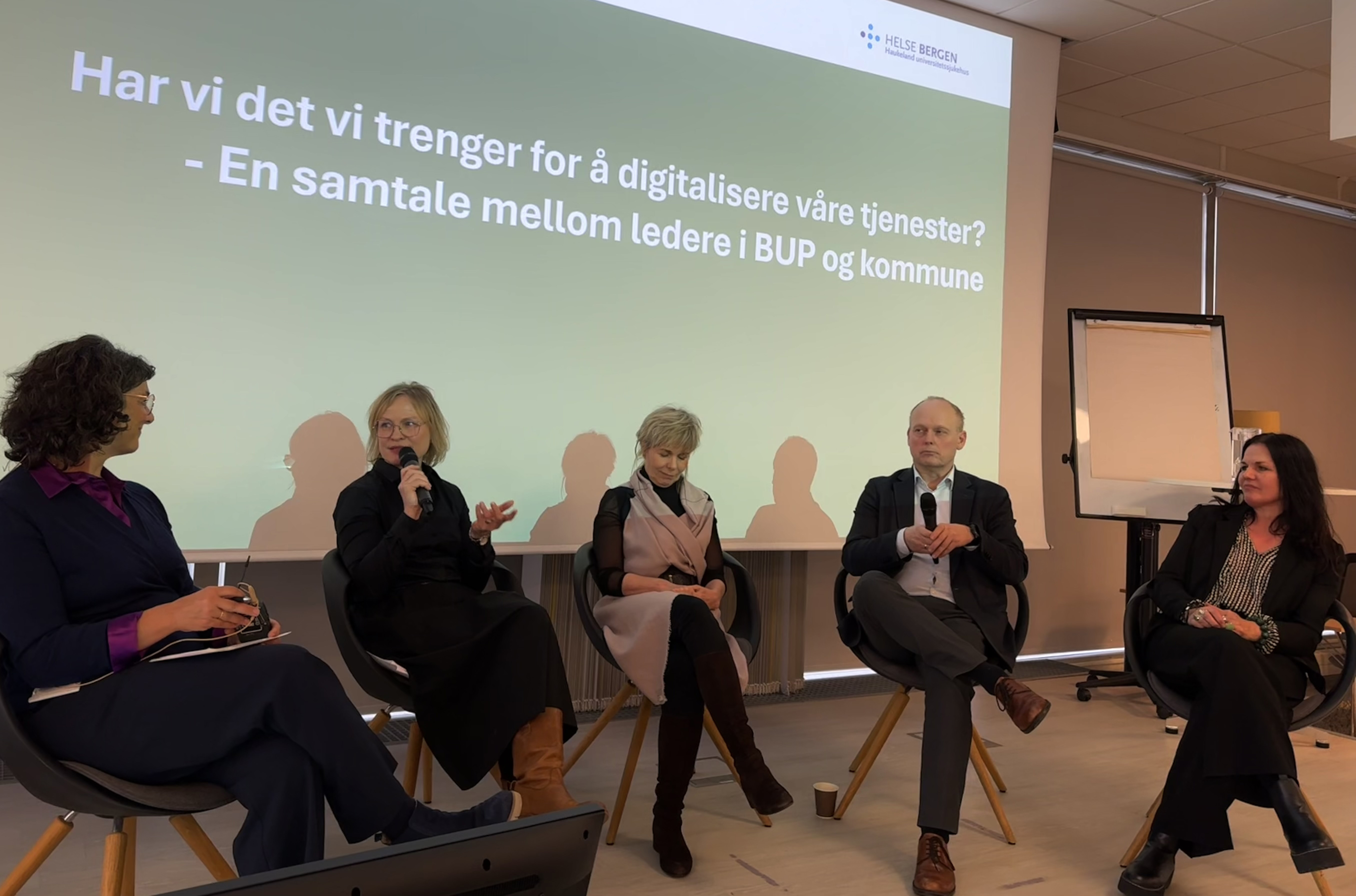 Tine Nordgreen is leading a debate at the UngMeistring conference