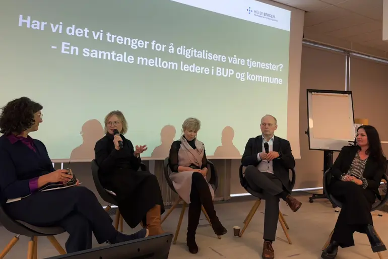 Tine Nordgreen is leading a debate at the UngMeistring conference