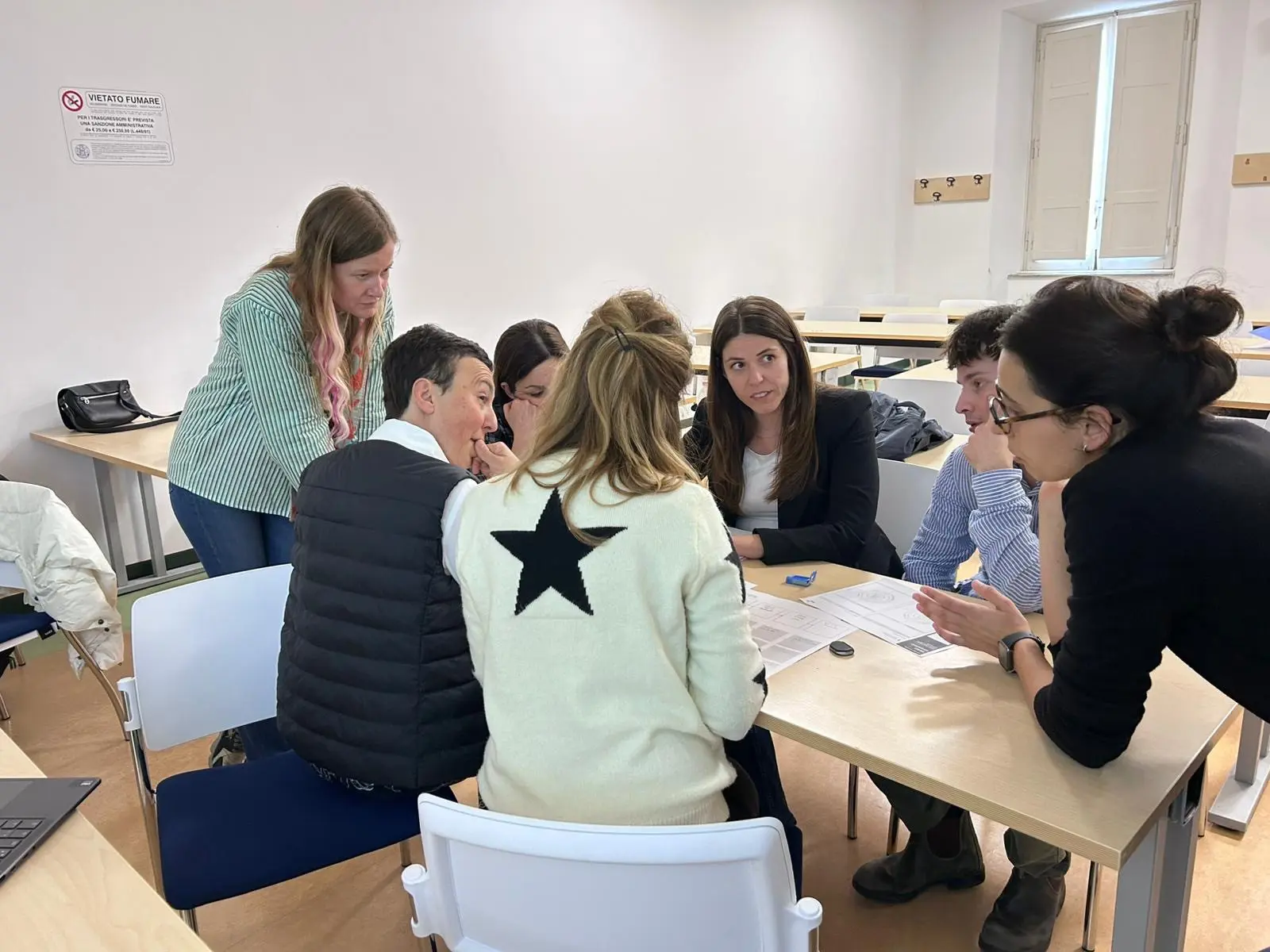 Researcher Linn N. Støme ( at left) is visiting Cattolica university in Rome