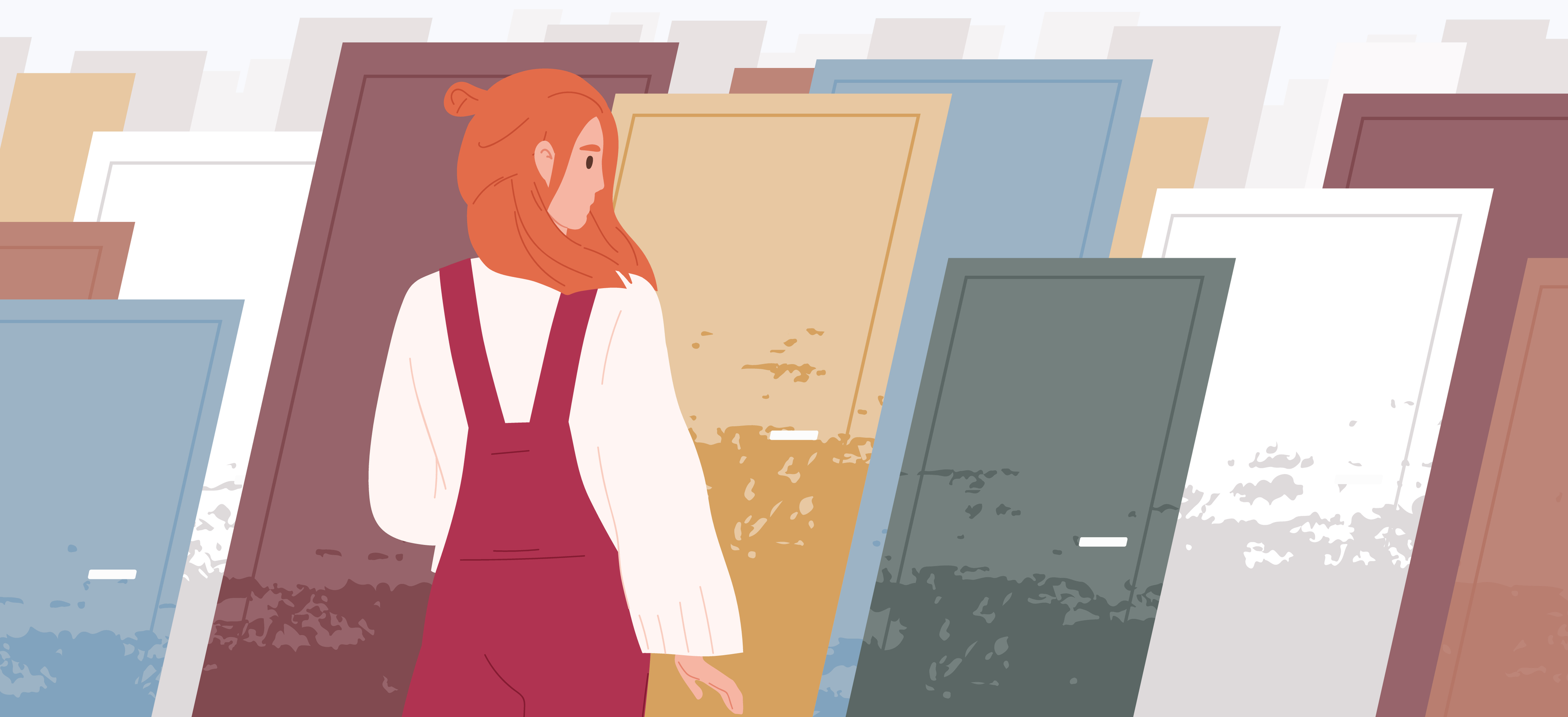 En tegneserie av en person