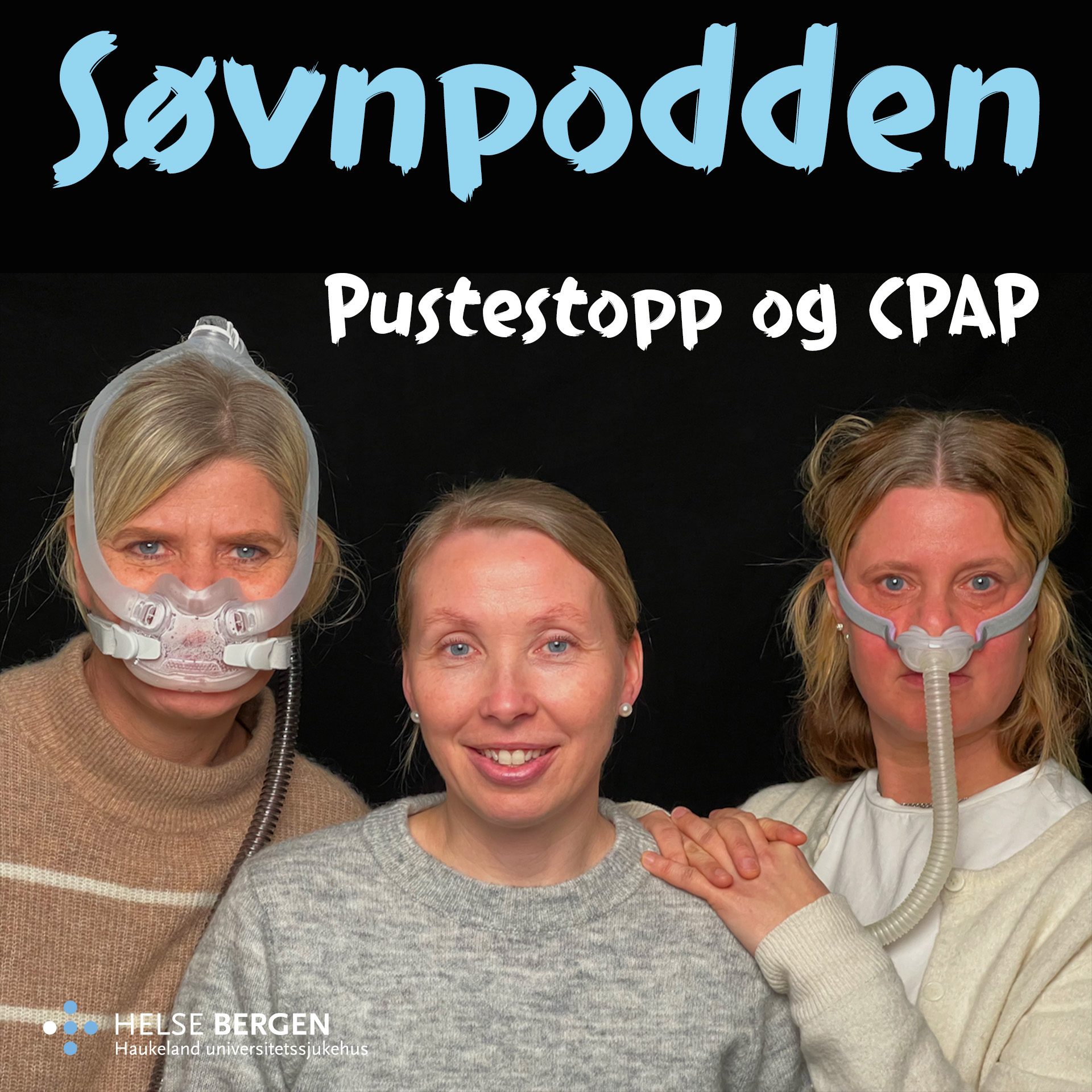 En gruppe jenter med pustemasker