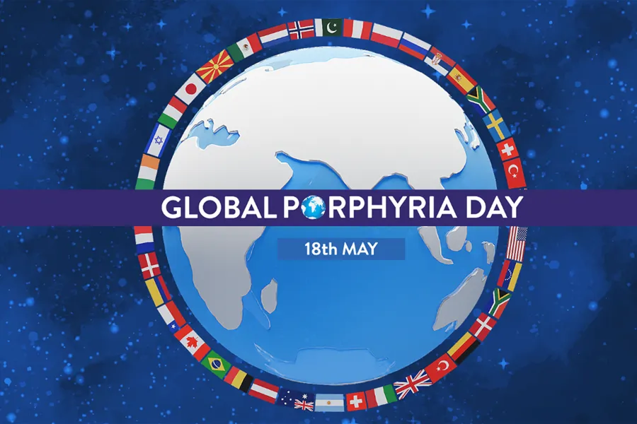 Logo til Global porfyridag 2026
