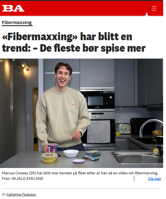 The newspaper BA writes about Fibermaxing