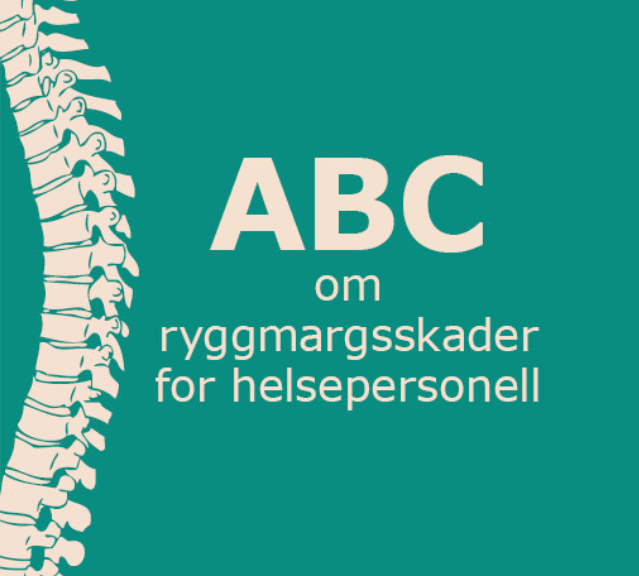 Forsiden til heftet ABC om ryggmargsskadde for helsepersonell