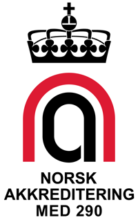 Logo Norsk akkreditering MED 290