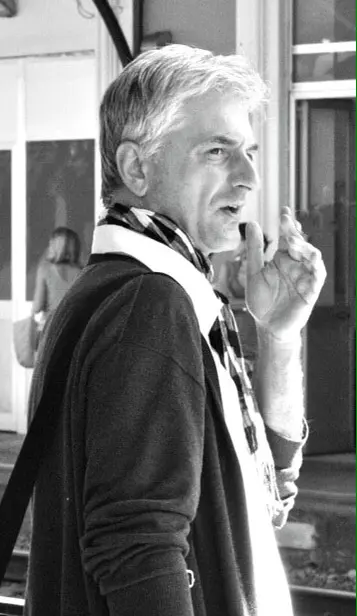 A person holding the hand up