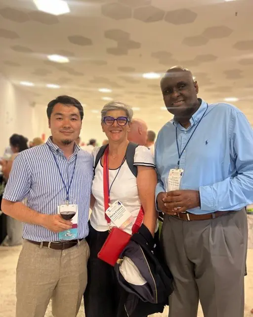 A group of people posing for a photo