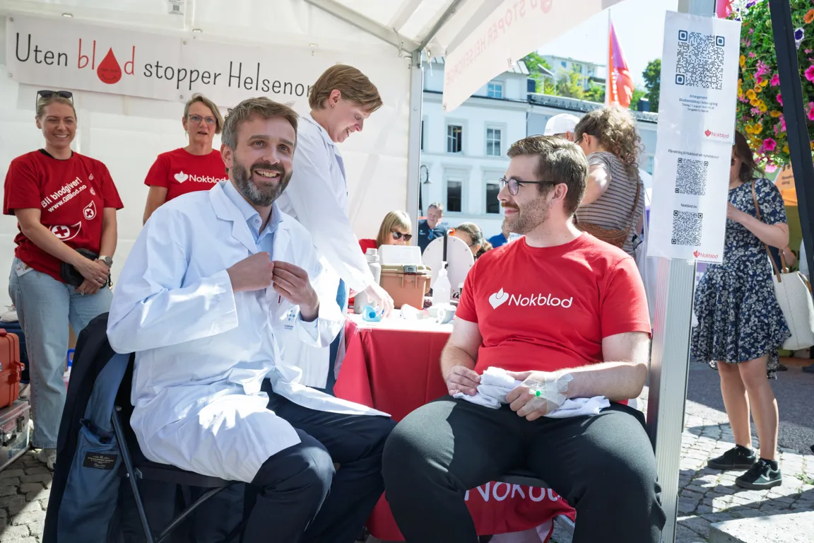 Forberedelse til blodtappimg