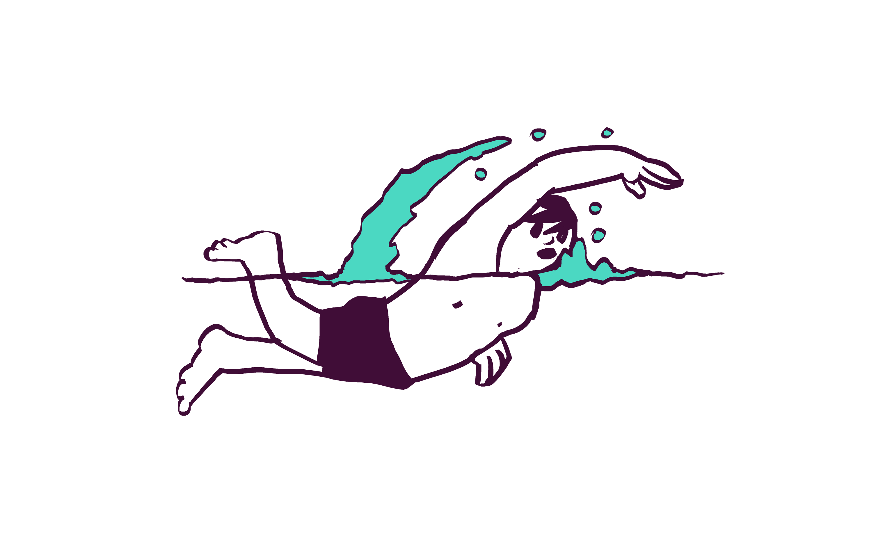 En tegneserie av en person