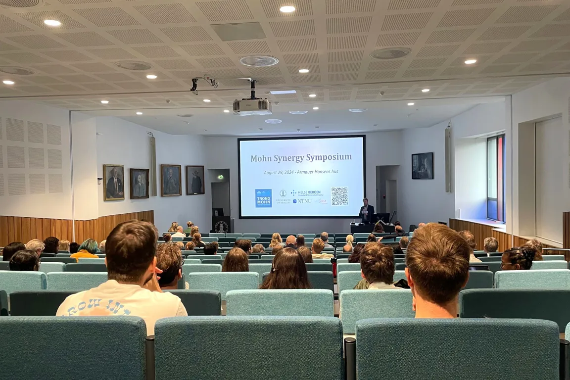 A group of people in a room