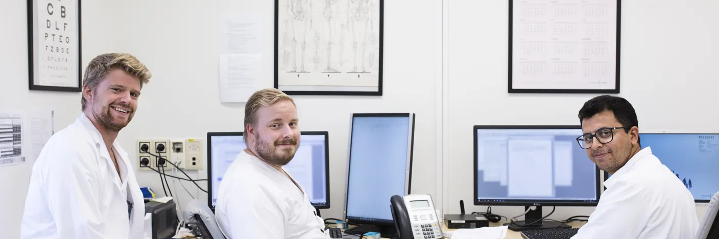 Leger samlet til pre-visitt