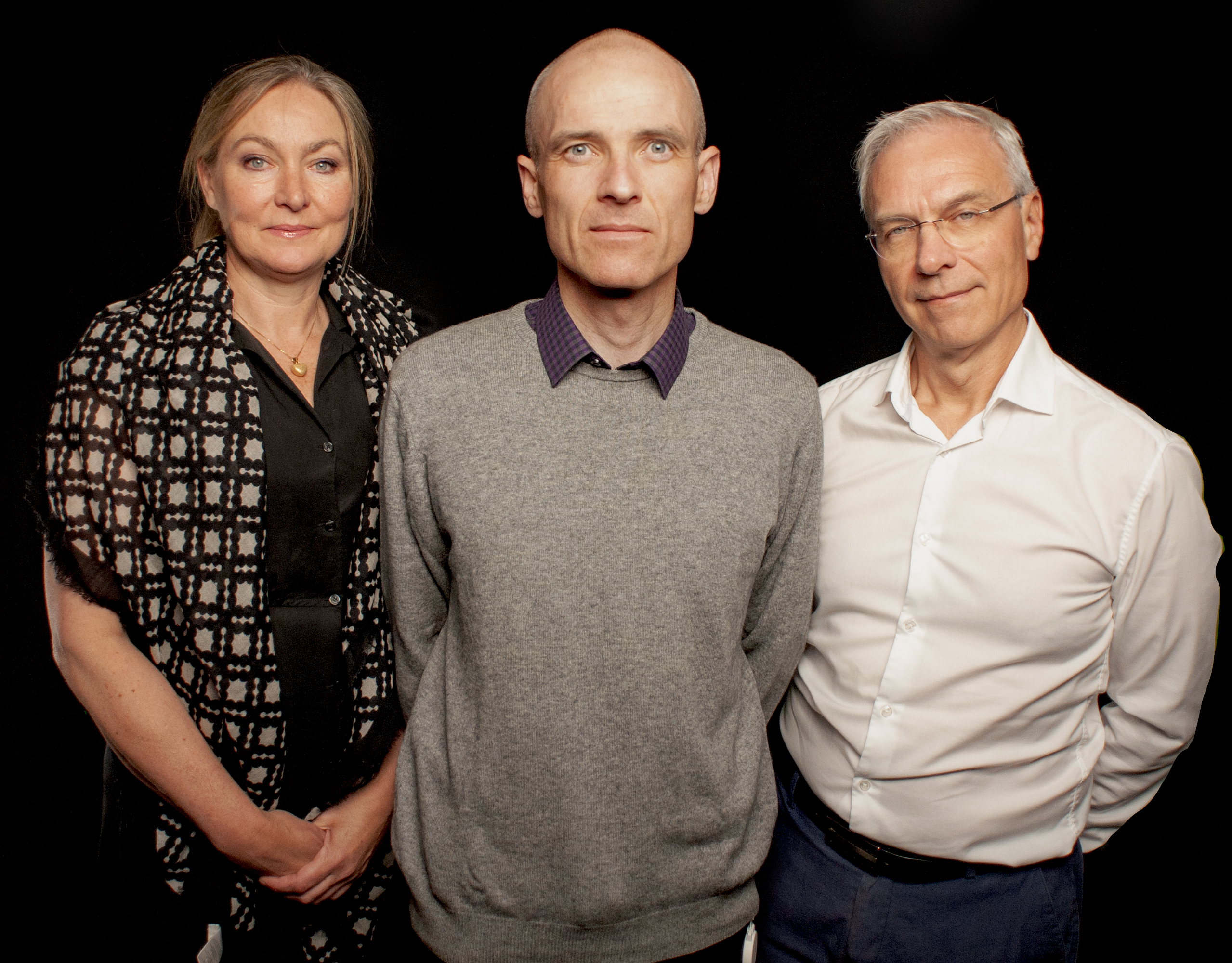 A group of people posing for a photo