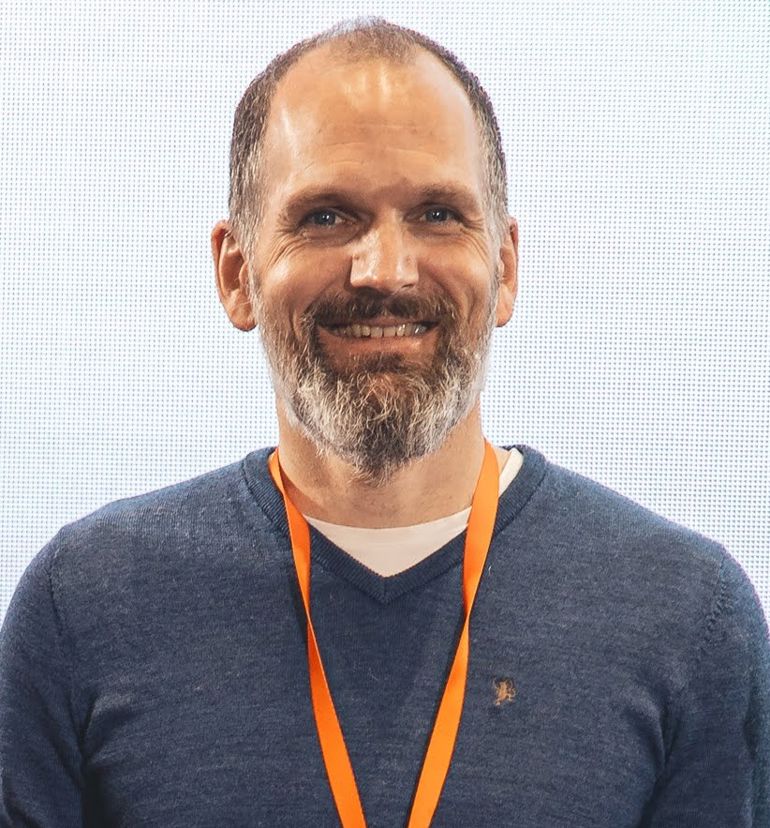 A man smiling for the camera