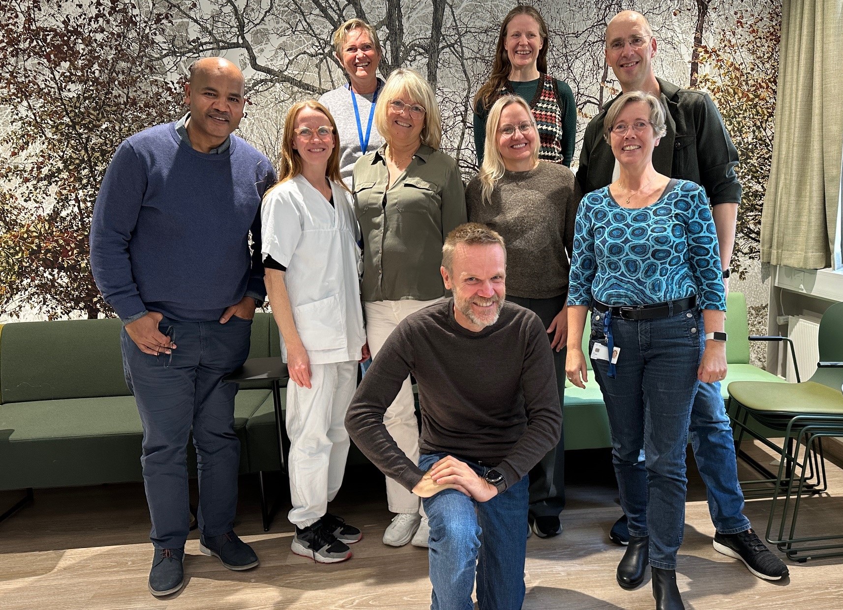 A group of people posing for a photo