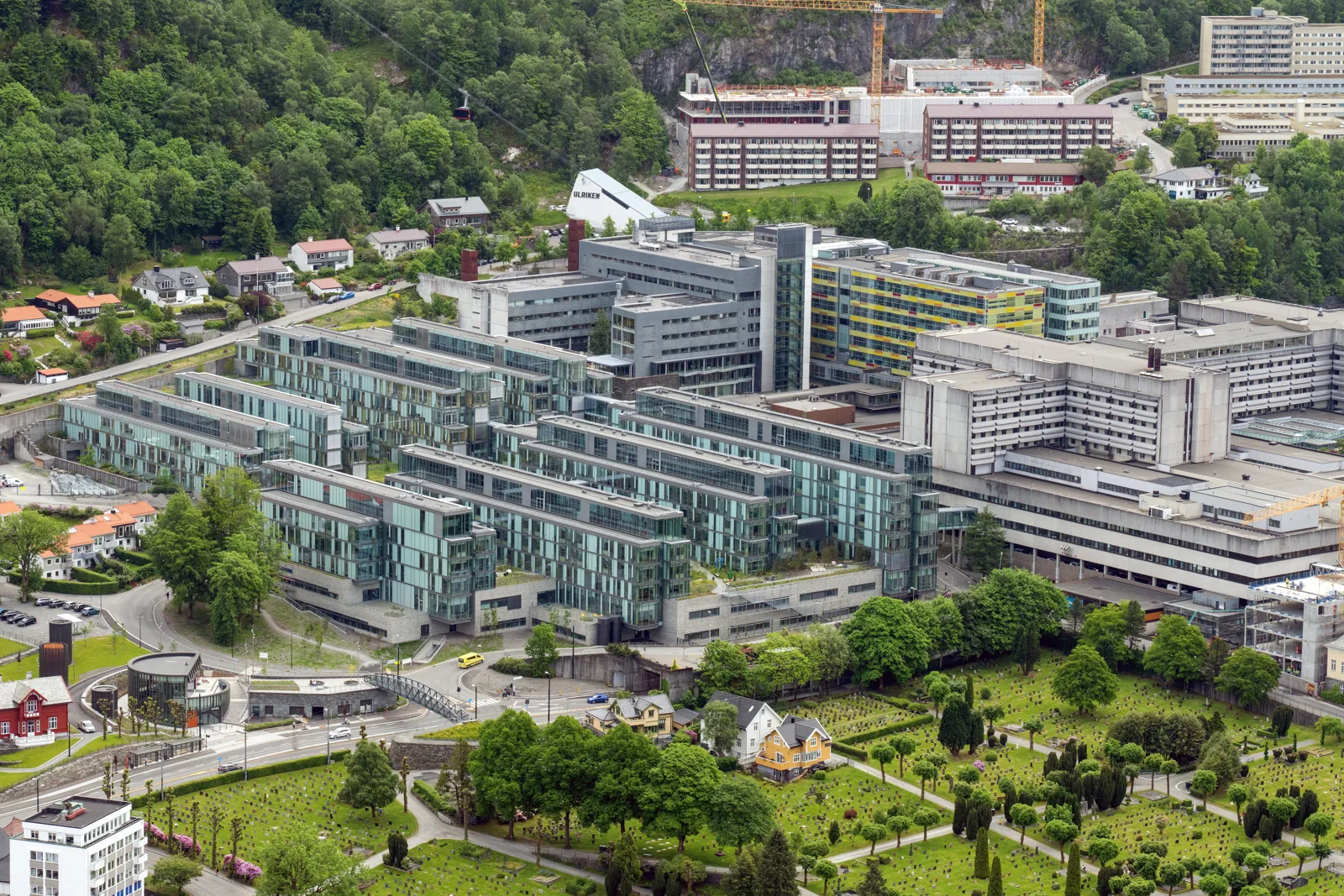 Flyfoto Glasblokkene