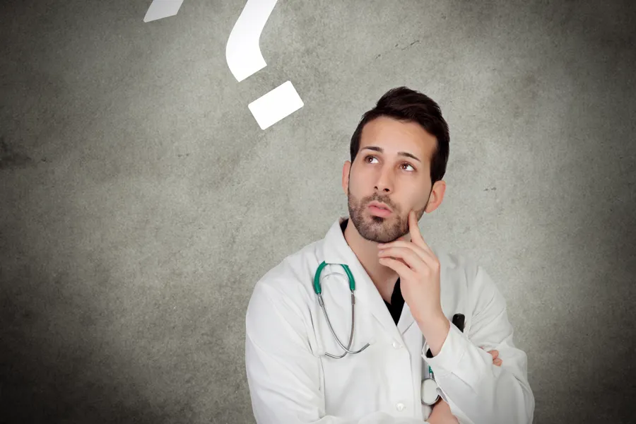 Lege og spørsmålstegn