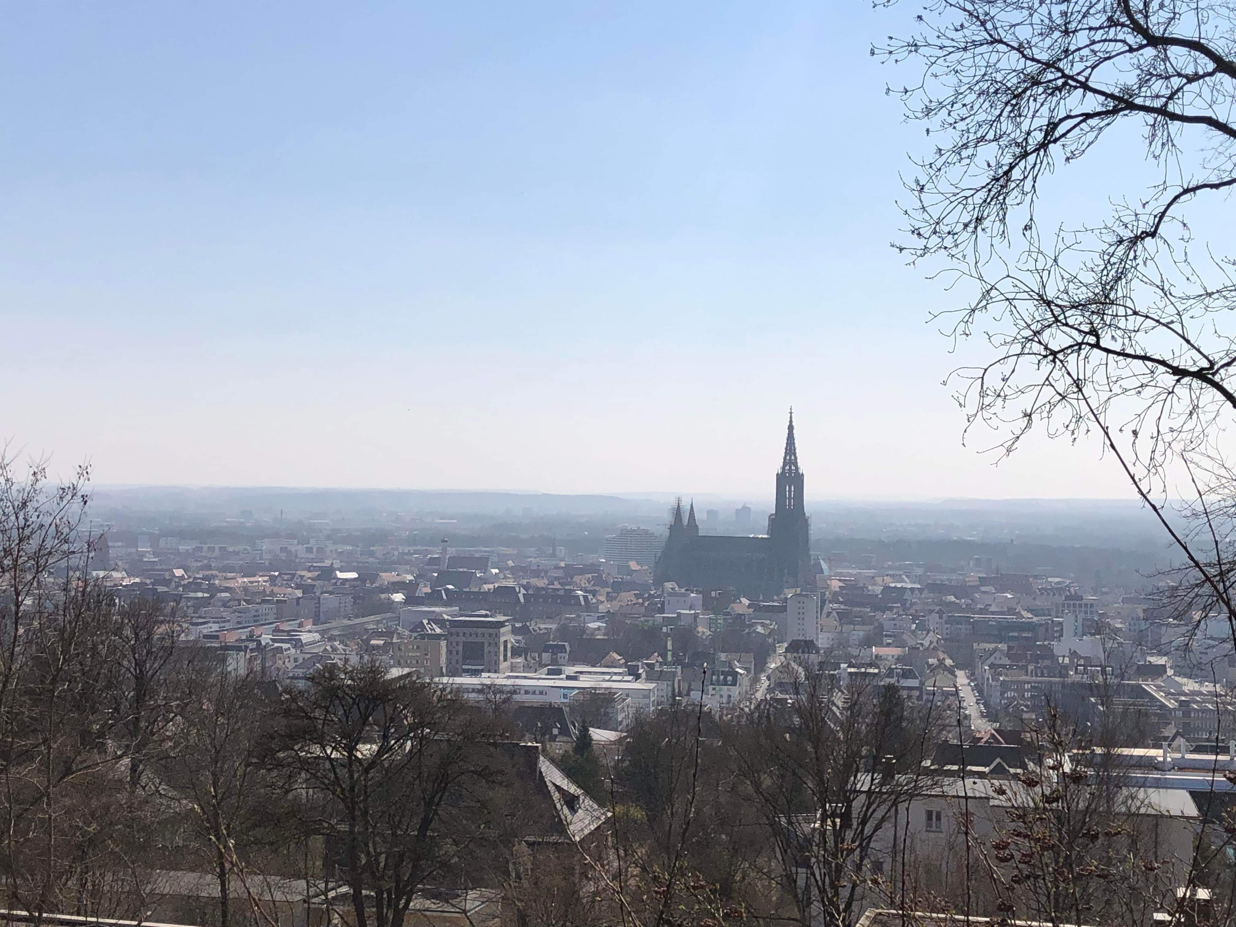 View over the city Ulm. Photo