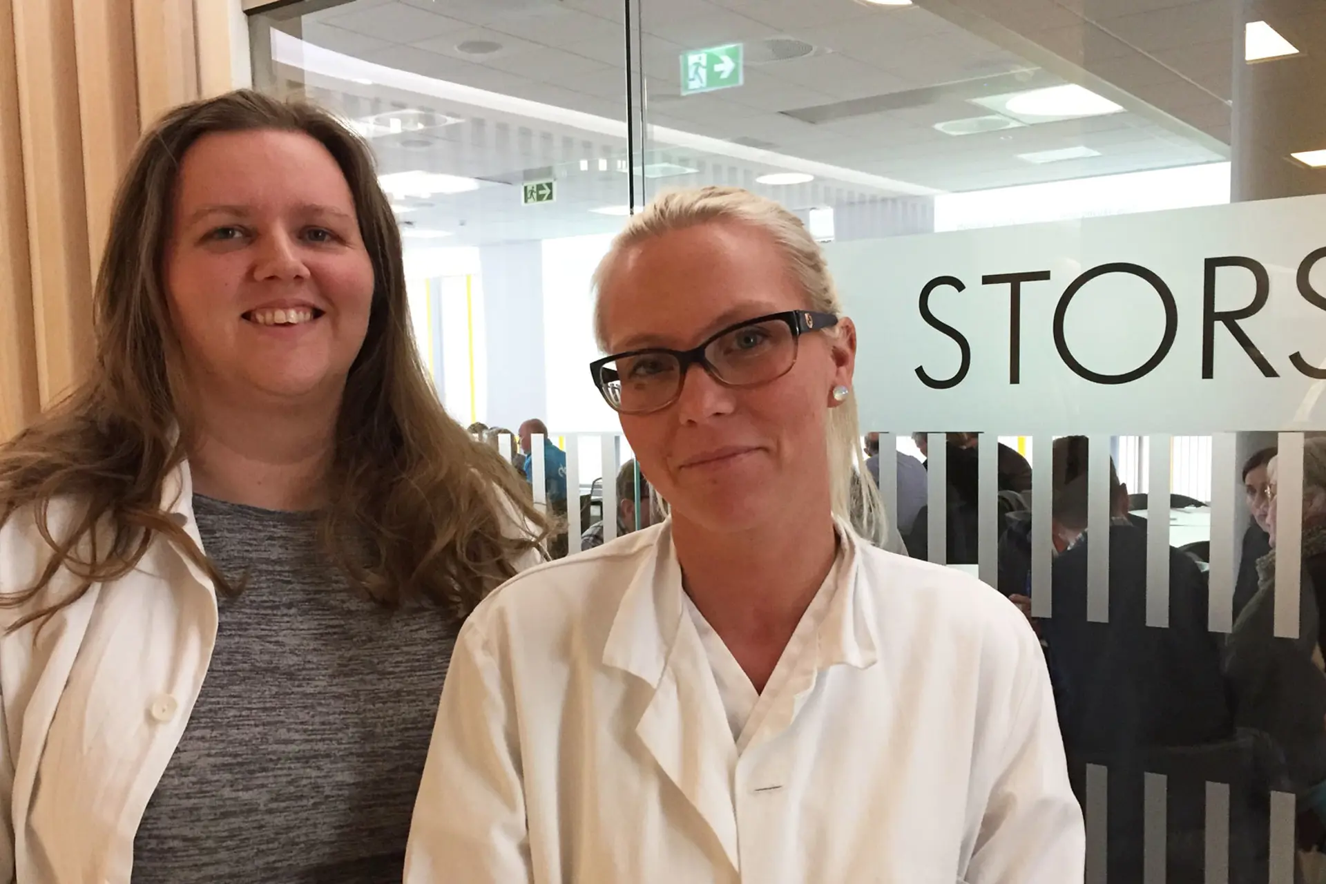 Portrett Kari Fosse og Guri Bolstad. foto