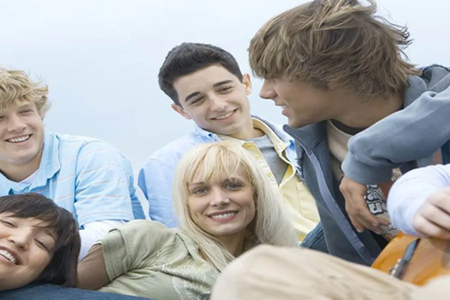 Gruppebilde ungdom. Foto