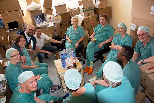 Pauserommet på Black Lion Hospital