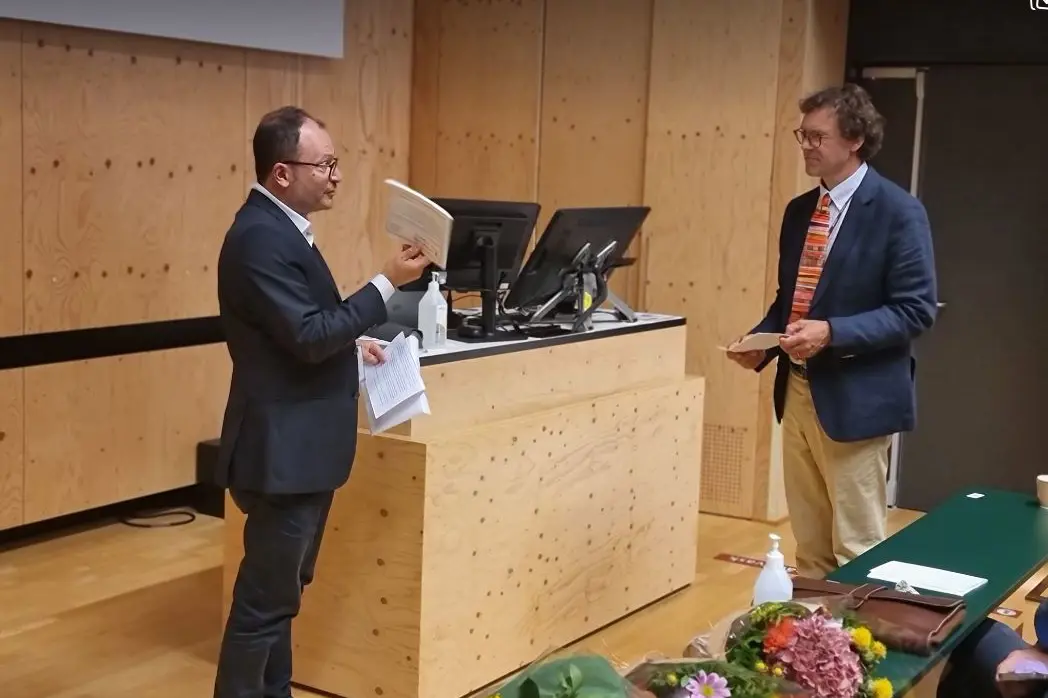 Ansgar Berg og Pål R. Njølstad
