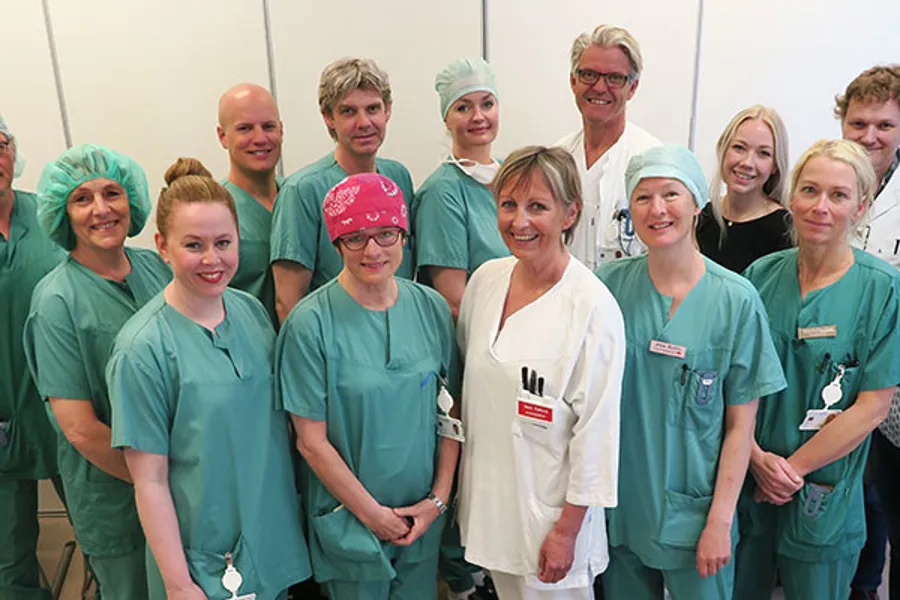 Gruppebilde helsepersonell. Foto