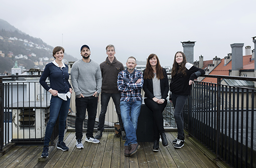 avdeling for rusmedisin sitt Drop out team saman med prosjektleiar og teamleiar