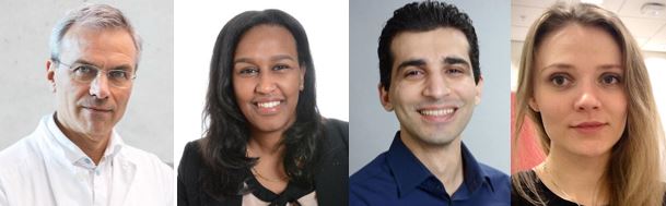 Montasje med portrettfoto av fire foredragsholdere: Bjørn Tore Gjertsen, Salwa Suliman, Novin Balafkan, Cecilie K. Kristiansen.