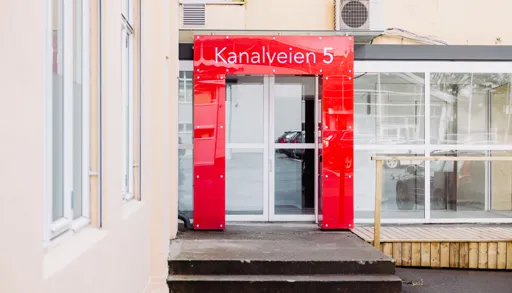 inngangspartiet til Kanalveien 5