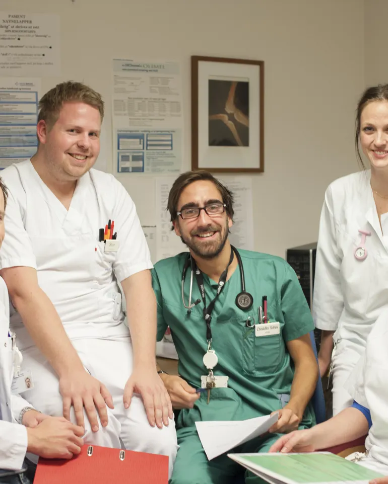 Gruppebilde ansatte ortopedisk avdeling haukeland. Foto