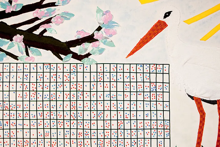 Månedsvis oversikt over jente- og guttefødsler på avdelingen. Foto