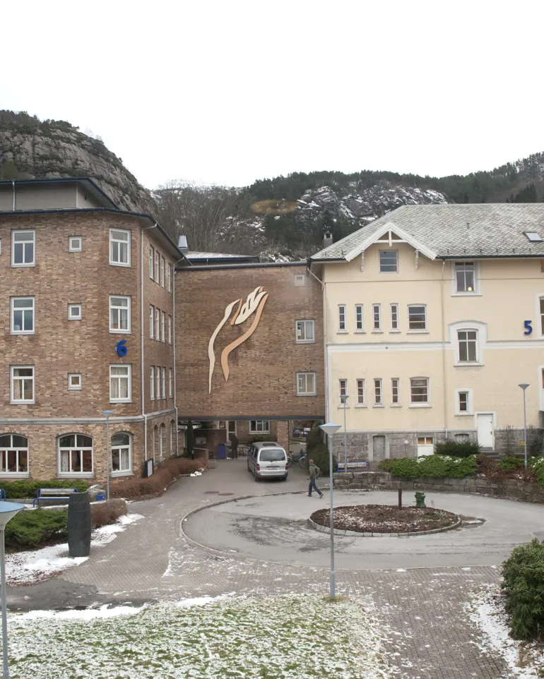 Eksteriør Psykiatrisk klinikk i Sandviken. foto
