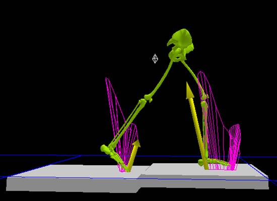 En grønn fremmed figur