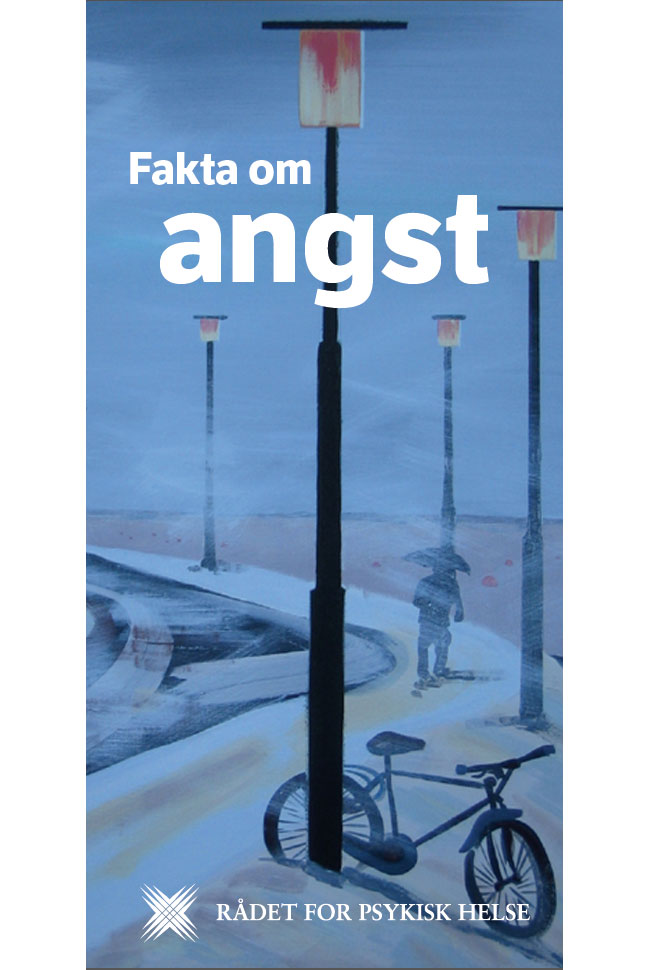 Forside angstbrosjyre, tekst Fakta om angst.