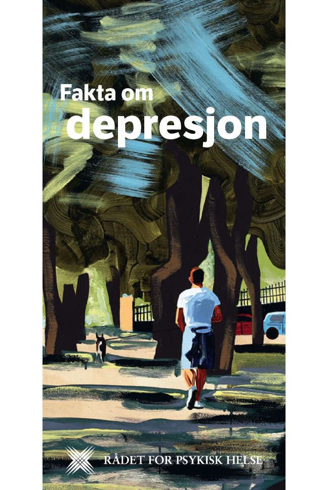 Forside depresjonbrosjyre, tekst Fakta om depresjon.
