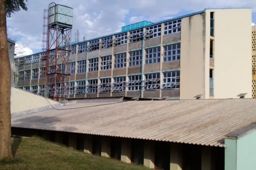 Eksteriør sykehusbygg i Malawi. Foto