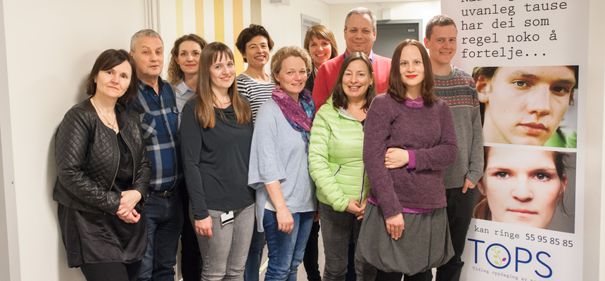 Gruppebilde Tops-kontaktene. Foto